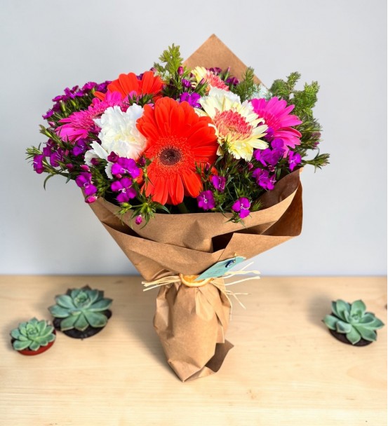 Karışık Gerbera Buketi